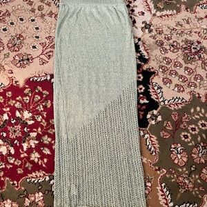 Mint Knit MIDI Skirt